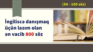 İngilis dili  Ən vacib 800 söz 2 [upl. by Barmen616]