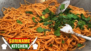 Surinaamse Bami Recept In Stappen Uitgelegd  Surinamese Spaghetti Recipe Explained In Steps [upl. by Aiciles800]