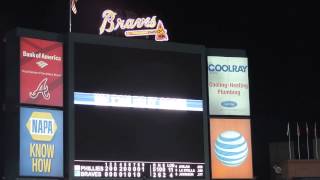 Atlanta Braves Tomahawk Chop June172014 Turner Field [upl. by Rafaelle994]