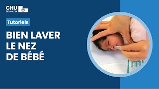 Comment laver le nez de son bébé [upl. by Assyla]