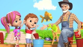 12345 Once I Caught a Fish Alive  Numbers Song amp Nursery Rhymes  Cartoons by Little Treehouse [upl. by Brenden]