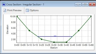 Introduction to FlowMaster analyzing an irregular channel [upl. by Dorothea782]