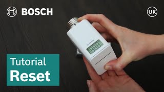 How To Reset the Radiator Thermostat  Bosch Smart Home [upl. by Liberati]