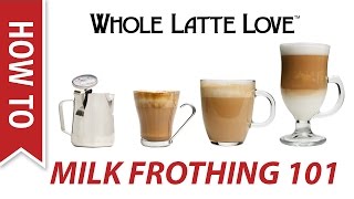 Milk Frothing for Beginners [upl. by Fields]