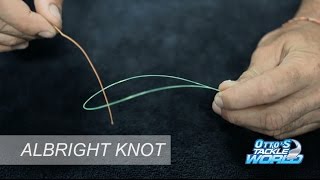 Easy Fishing Knots  How to tie an Albright Knot [upl. by Hecklau613]