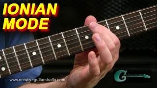 Guitar Lesson The Major Scale  Ionian Mode [upl. by Filippa]