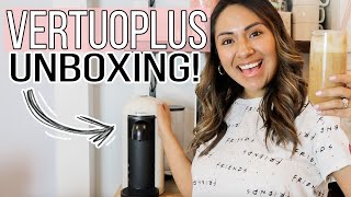 Nespresso Vertuo Plus Unboxing Plus Recipe [upl. by Lerrej]