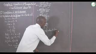 Cours  Troisième  Mathématiques  Equations et inéquations à une inconnue dans R  M Diop [upl. by Rondon]