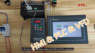 How to control a VFD through HMI and PLC [upl. by Harbison]