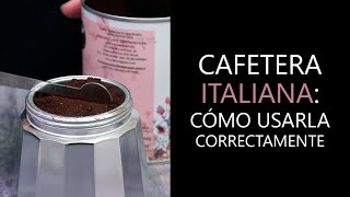 CÓMO USAR LA CAFETERA ITALIANA Guía básica para preparar café [upl. by Nemraciram]