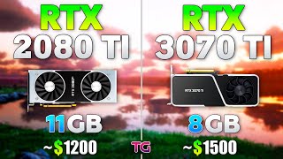 RTX 3070 Ti vs RTX 2080 Ti  Test in 10 Games [upl. by Aisirtap]