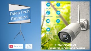 Wansview W5 Wireless Cloud IP Outdoor Camera [upl. by Killian]