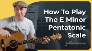 SUPER EASY Scale for Beginners  E Minor Pentatonic Scale [upl. by Catriona427]