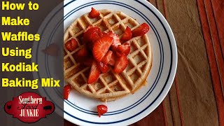 How to make Waffles using Kodiak Baking Mix [upl. by Derrick]