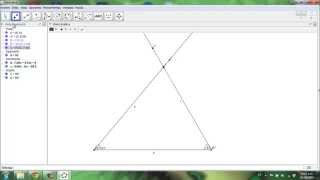 Tutorial No 1 Triángulo Acutángulo en GeoGebra [upl. by Hembree]