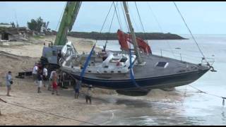 Between a rock and a hard place sailing boat crash [upl. by Eelrahc343]