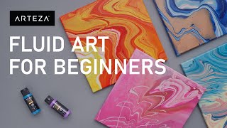 Fluid Art  Acrylic Pouring  Top Techniques For Beginners🌈 [upl. by Nady369]