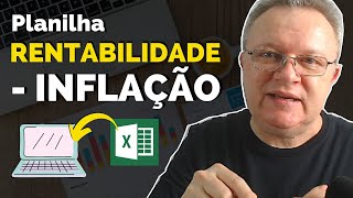 Como calcular a rentabilidade de investimentos descontando a inflação  explicação prática e fácil [upl. by Nnagrom824]