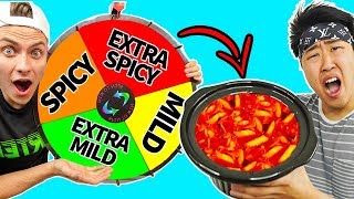 Spicy Mukbang Mystery Wheel Challenge [upl. by Amos]