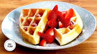 Professional Baker Teaches You How To Make WAFFLES [upl. by Leftwich275]