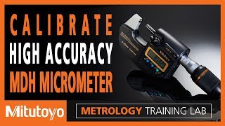 Calibrate Mitutoyo Micrometer  High Accuracy MDH Outside Micrometer [upl. by Vinn]