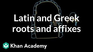 Latin and Greek roots and affixes  Reading  Khan Academy [upl. by Nnylrebma]