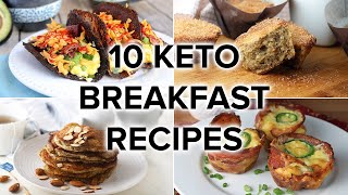 10 Keto Breakfast Recipes that ARENT Just Eggs [upl. by Chandler922]