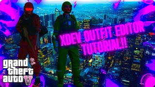 How To Get ANY MODDED OUTFIT In GTA 5 ONLINE Xdev Outfit Editor Tutorial PC ONLY [upl. by Atiuqihs72]