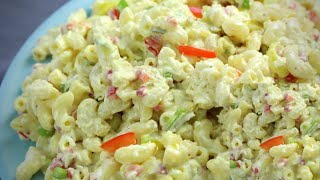 Macaroni Salad  Classic American Recipe [upl. by Elocyn]