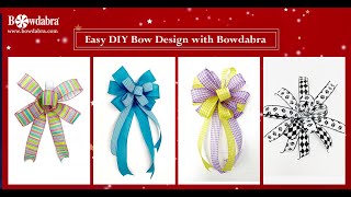 Easy DIY Designer Bows for beginners with Bowdabra [upl. by Haim]