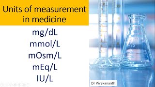 Units of measurement in Medical Physiology [upl. by Nabila943]