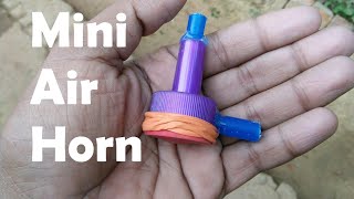 How To Make Mini Air Horn  Loud amp Easy [upl. by Burck475]