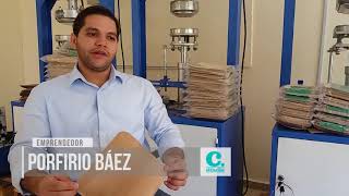 Green Depot crea platos desechables biodegradables [upl. by Nirad]