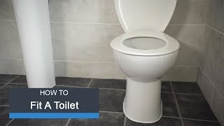 Wickes How To Fit a Toilet [upl. by Jenine]