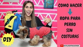 COMO HACER ROPA PARA PERRO  DIY  MASCOTAS [upl. by Abdel244]