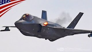 F35A Lightning IIs 25mm Cannon Strafing Run Training [upl. by Adnana]