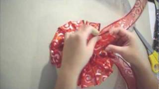 How To Make A Easy Ribbon Bow [upl. by Anaicul625]