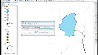 Catchment area using ArcGIS [upl. by Berty889]