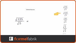 Wurzeln Brüche vereinfachen Nr 3 [upl. by Akined]