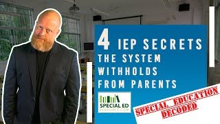 4 IEP Secrets Withheld From Parents  Special Education Decoded [upl. by Nestor]