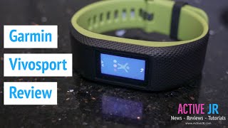 Garmin Vivosport review  Best Fitness tracker 2017 [upl. by Nedia647]