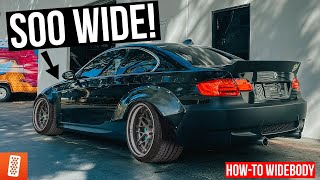 How To Install a Widebody Kit on ANY Car BoltOn Over Fenders  Full Tutorial  Streetfighter LA [upl. by Orimar]