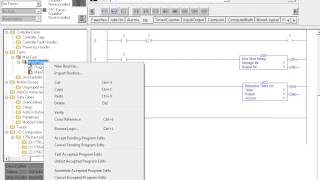 PLCLogix 5000 Tutorial 1  Working With Ladder Logic  PLC Technician II [upl. by Eisnyl]