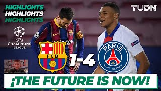 Highlights  Barcelona 14 PSG  UEFA Champions League 2021  Octavos  TUDN [upl. by Hiltner]