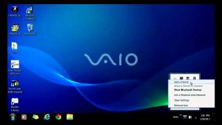 VAIO® PC  How to connect a Bluetooth device [upl. by Ivory]