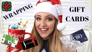 5 COOL WAYS TO WRAP GIFT CARDS [upl. by Adalai]