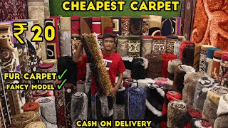 Cheapest Carpet Market  Imported Carpets amp Rugs Discounted Price Floor Curtains Doormats Carpets [upl. by Hardie]