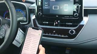 How to Connect Bluetooth in Toyota Corolla [upl. by Monney]