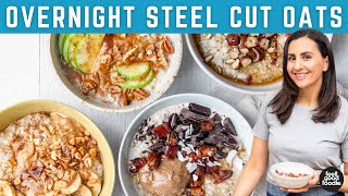 Overnight Steel Cut Oatmeal  Easy Method [upl. by Eibur673]