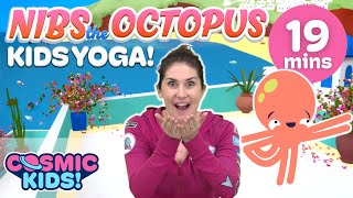 Nibs the Octopus  A Cosmic Kids Yoga Adventure [upl. by Aliuqat215]